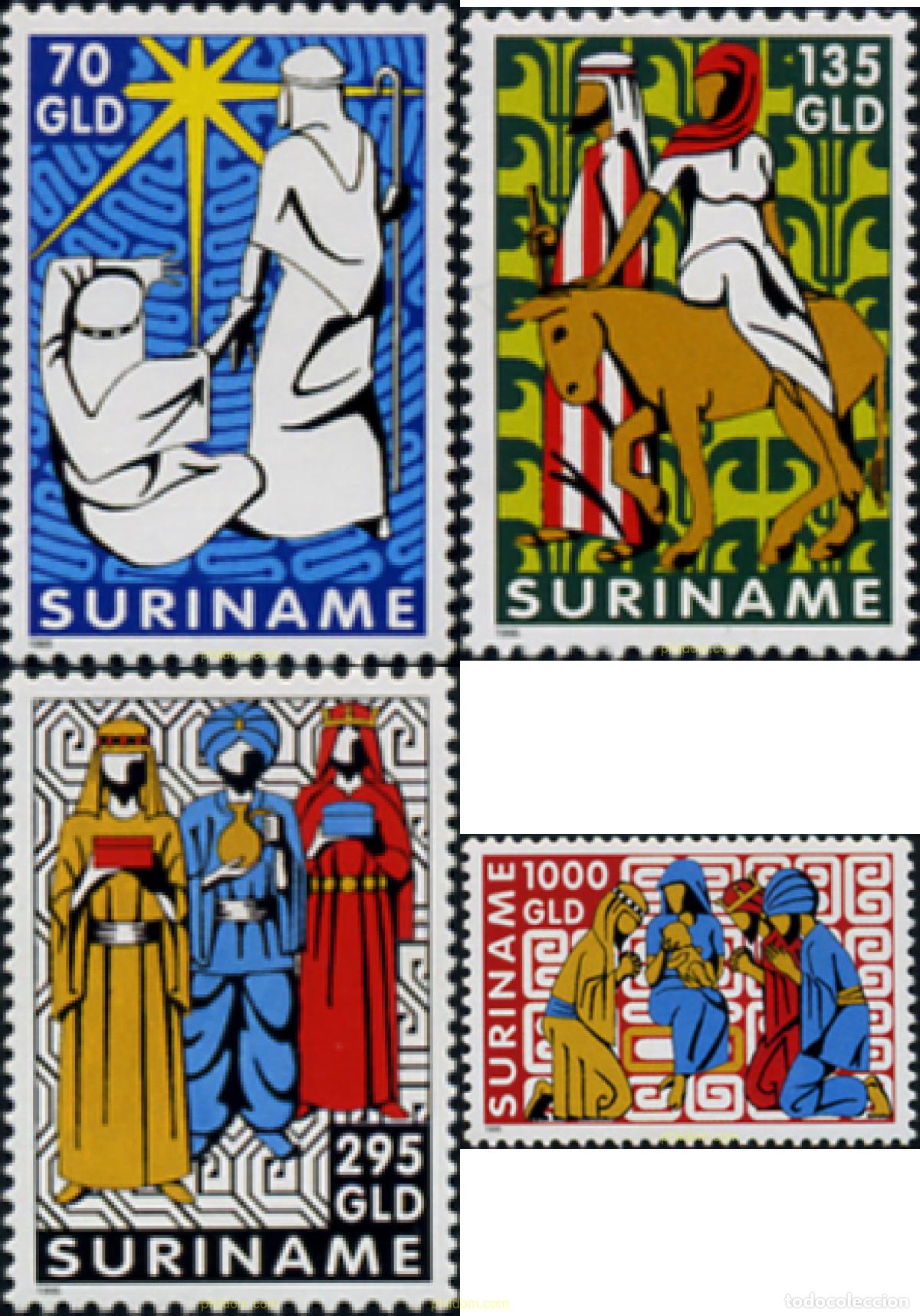 Sellos: 314893 MNH SURINAM 1995 NAVIDAD - Foto 1