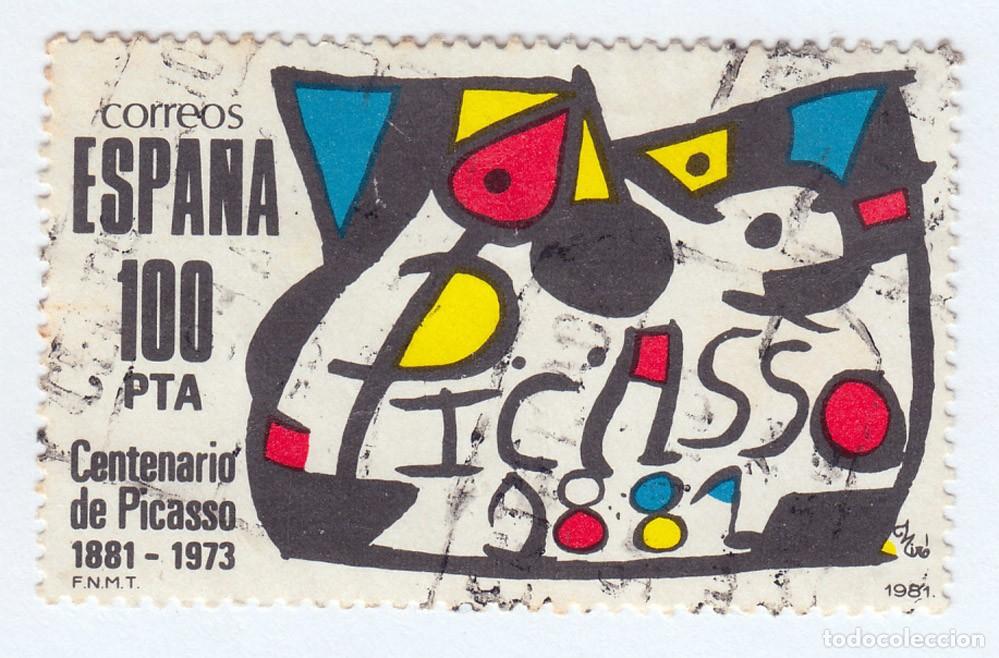 Sellos: SELLO USADO EN VENTA (ESP) - CENTENARIO DE PICASSO 1973 - Foto 1