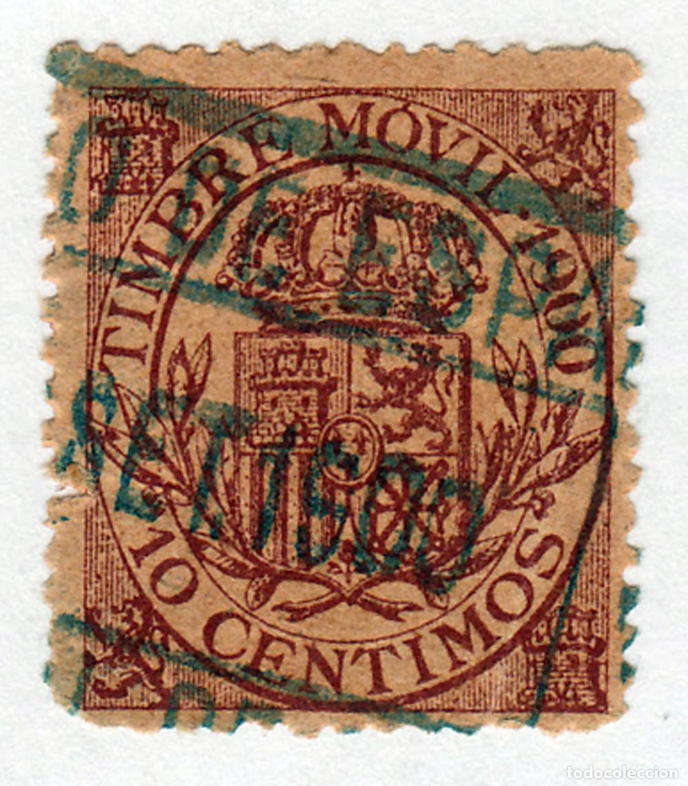 Sellos: SELLO ESPA&Ntilde;A TIMBRE MOVIL 1900: 10 CENTIMOS - Foto 1