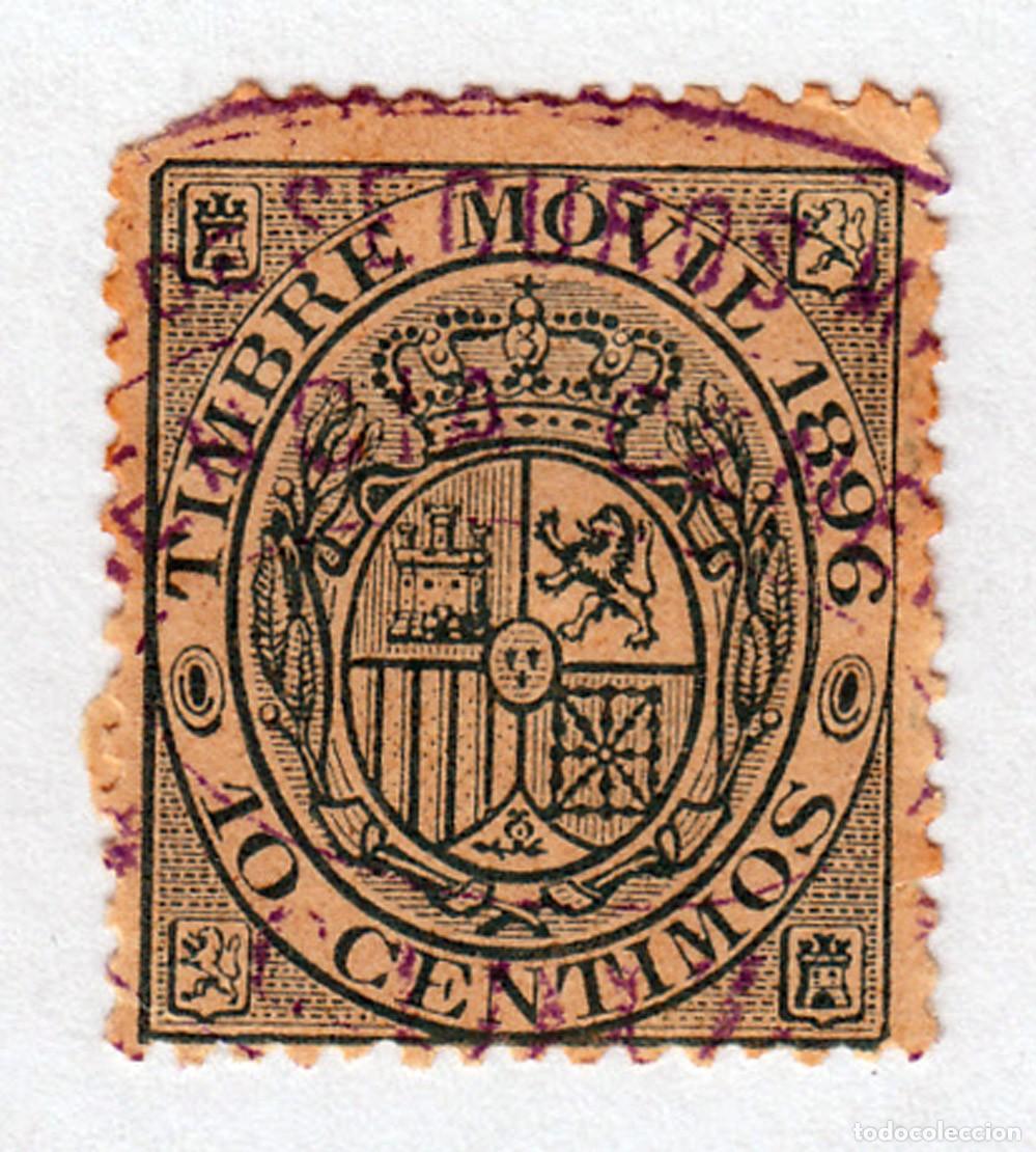 Sellos: SELLO USADO EN VENTA: TIMBRE MOVIL 1896 - Foto 1