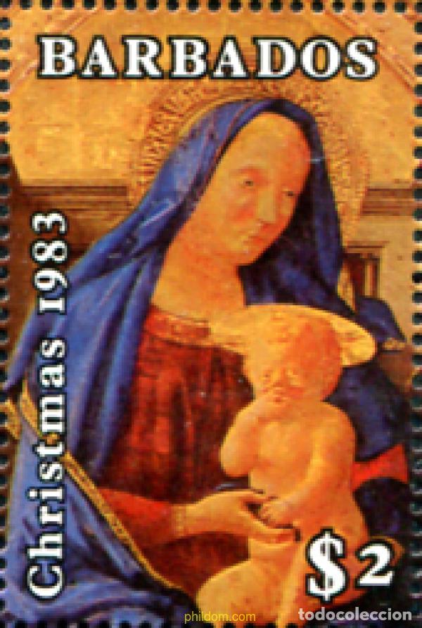 Sellos: 290208 MNH BARBADOS 1983 NAVIDAD - Foto 1