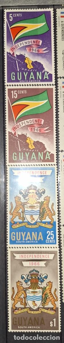 Sellos: GUYANA, 1966, CAT.YT 246/249. - Foto 1