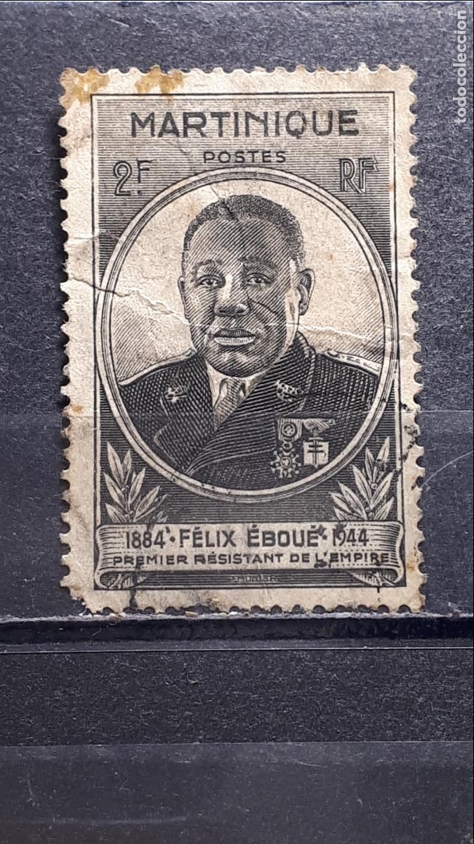 Sellos: MARTINICA. A&Ntilde;O 1945. &deg;. YVERT 218 - Foto 1