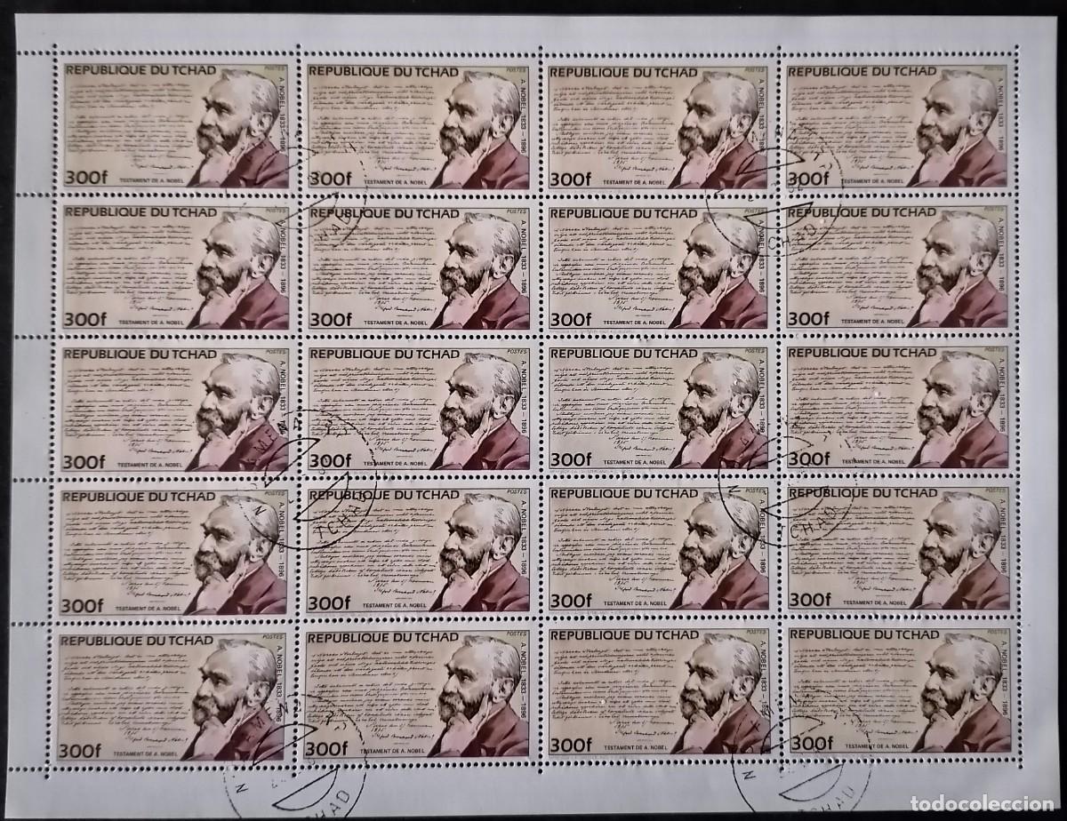 Sellos: CHAD 1984 - HB A. NOBEL . - Foto 1