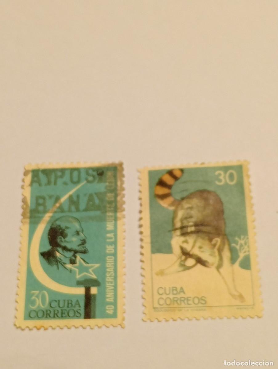 Sellos: LOTE DE 2 SELLOS DE CUBA - Foto 1