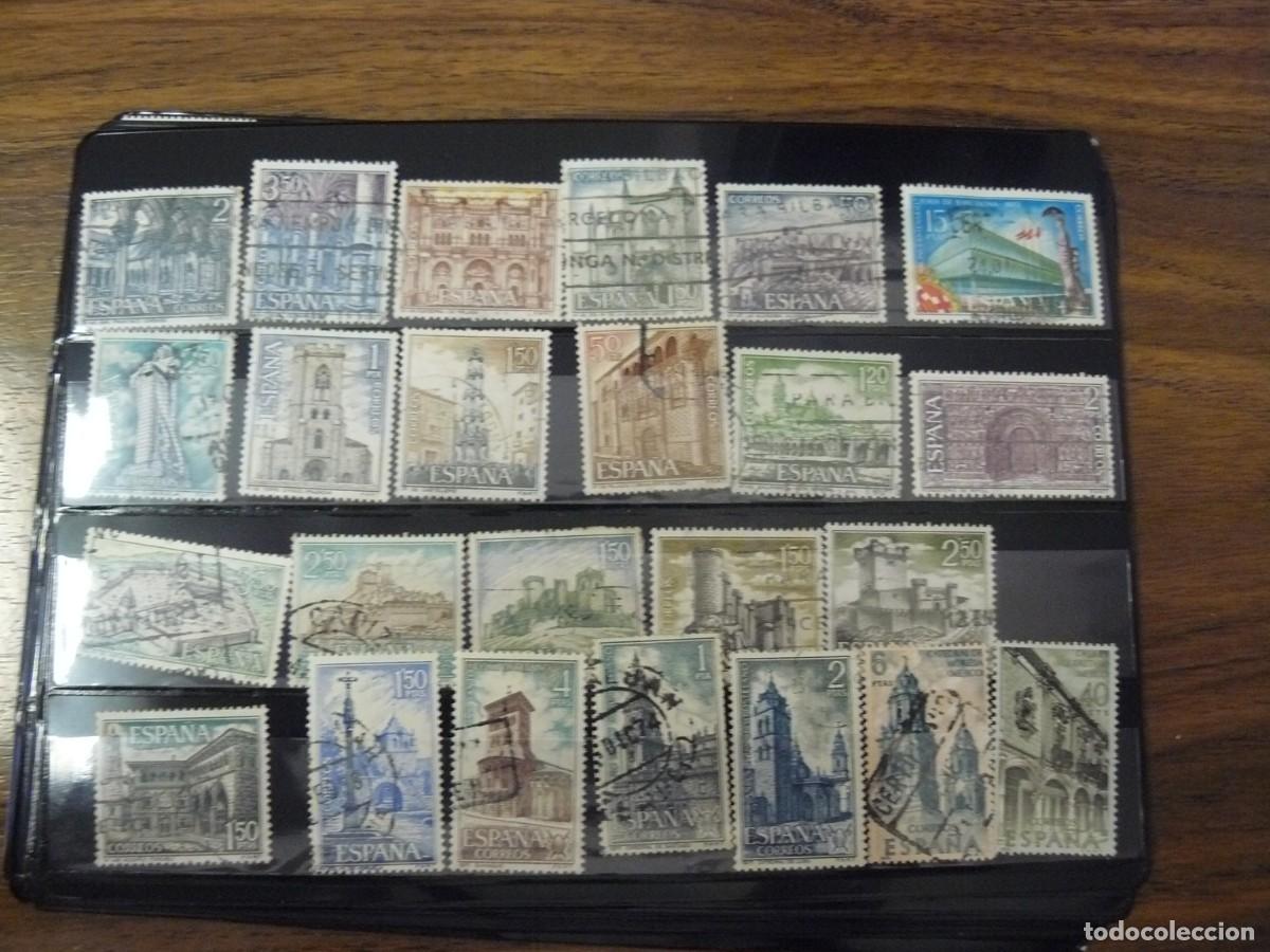 Sellos: Espa&ntilde;a: 24 Sellos de Edificios y monumentos los de las fotos - Foto 1