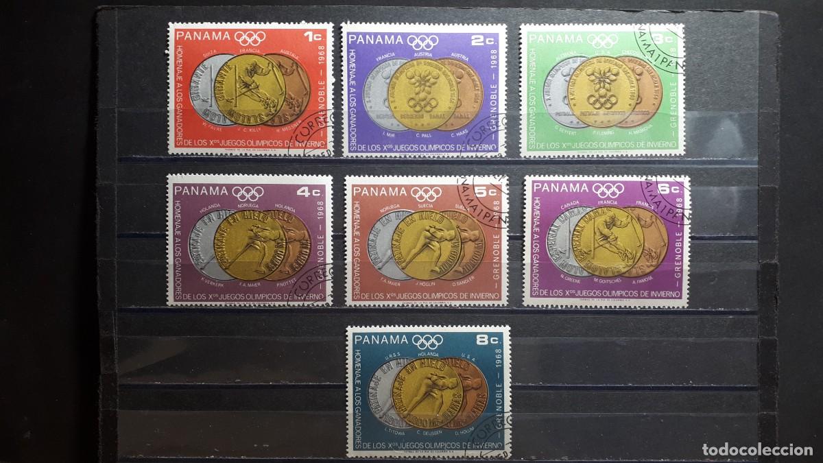 Sellos: PANAM&Aacute; . A&Ntilde;O 1968. &deg;. YVERT 475/81 - Foto 1