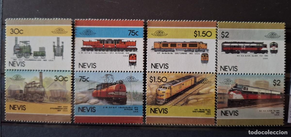 Sellos: NEVIS, 1986, CAT.MI.340/347. - Foto 1
