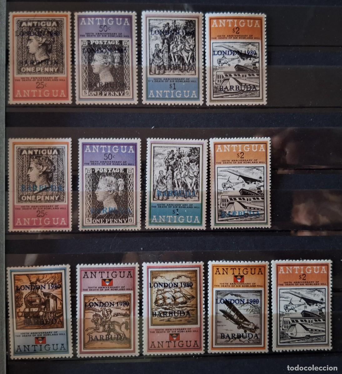 Sellos: ANTIGUA, 1980. TRECE VALORES. - Foto 1