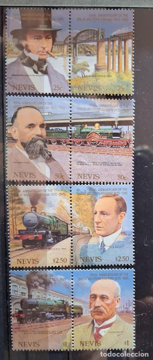 Sellos: NEVIS, 1985, CAT.YT.319/326. - Foto 1