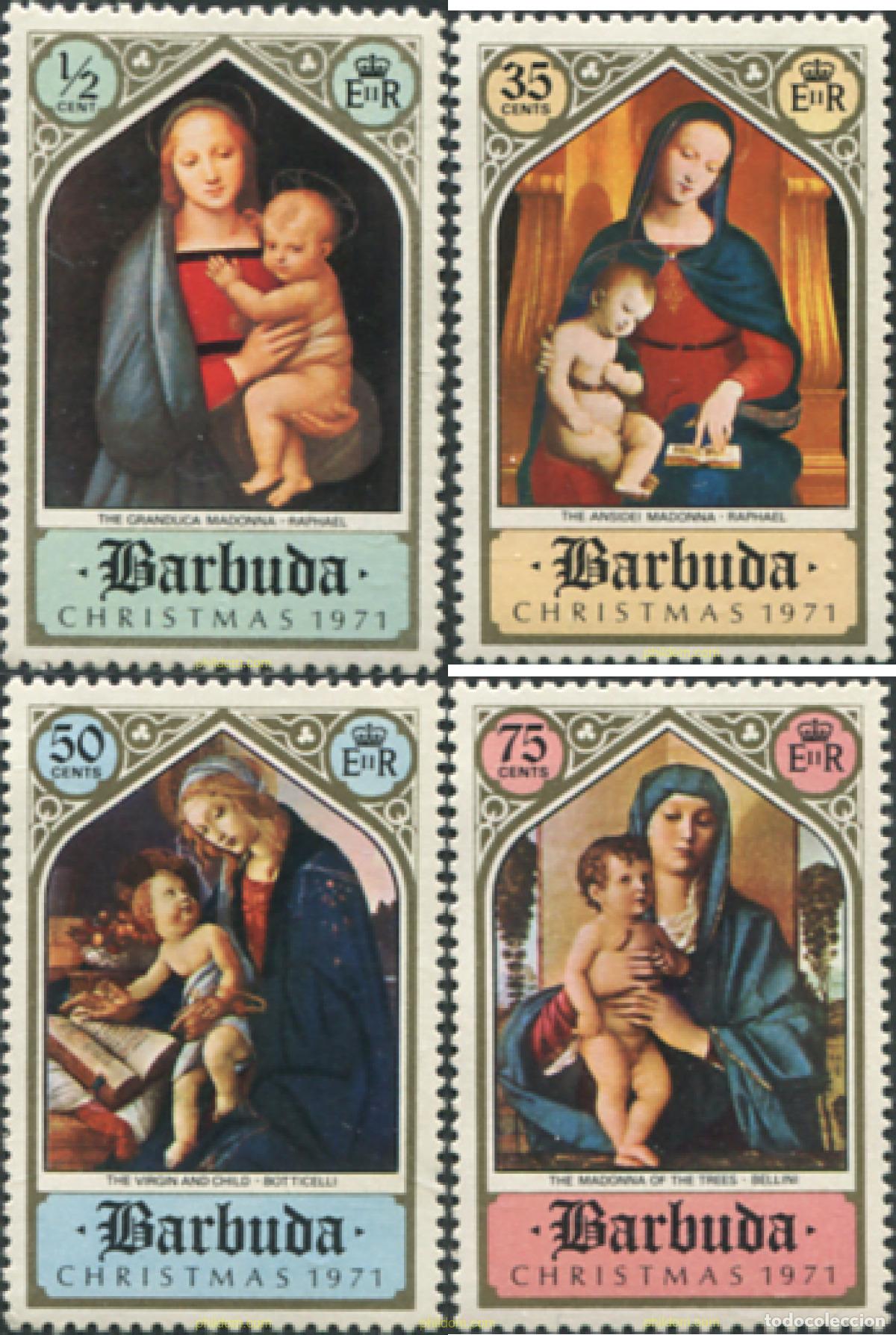 Sellos: 290286 MNH BARBUDA 1971 NAVIDAD - Foto 1