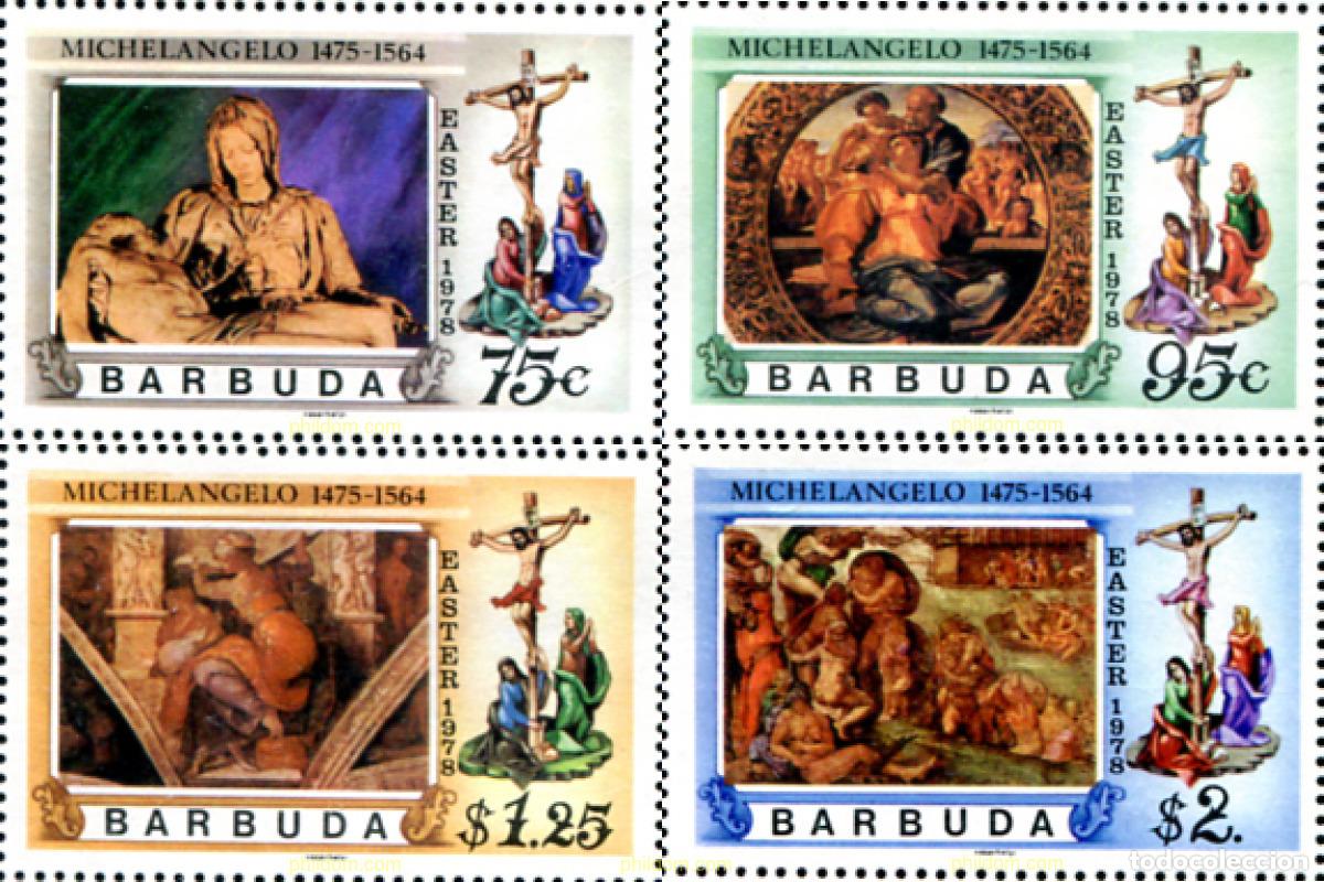 Sellos: 290650 MNH BARBUDA 1978 PASCUA - Foto 1