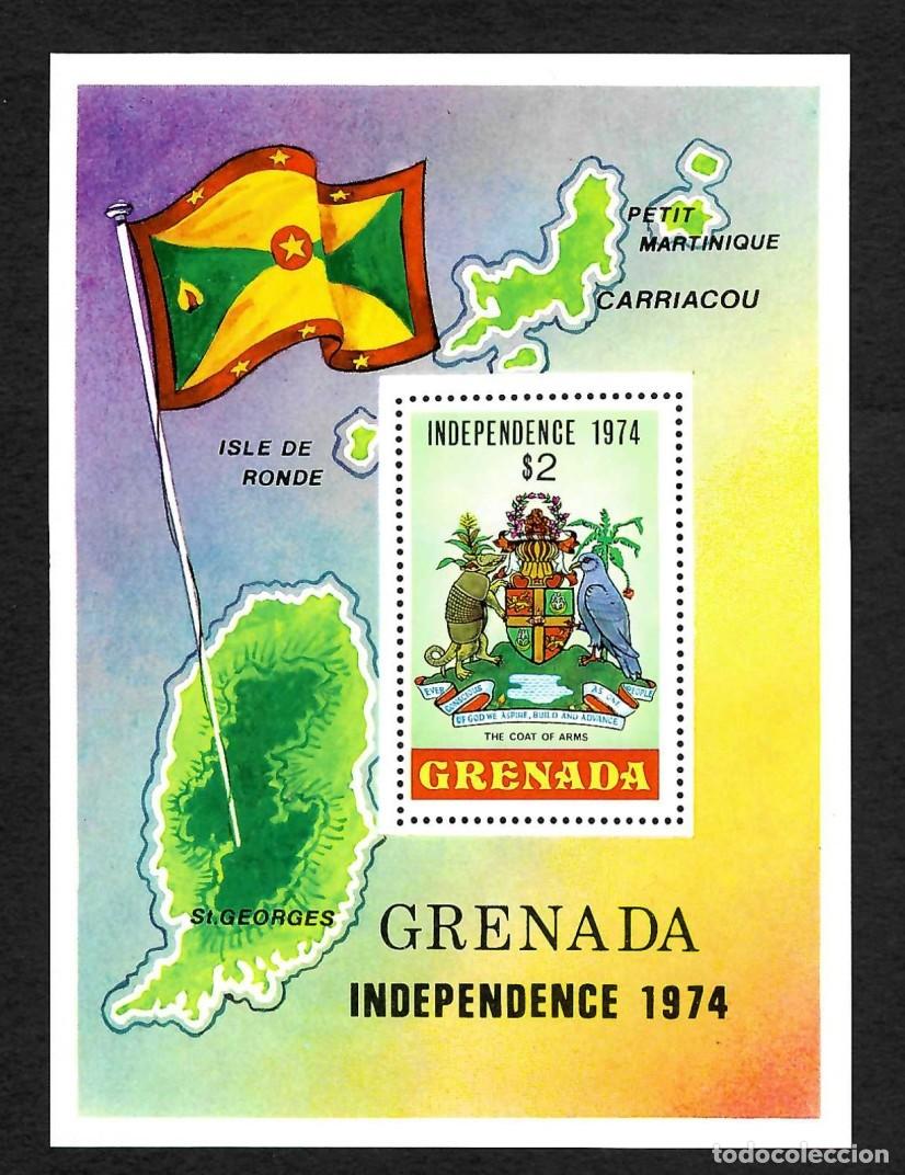 Sellos: GRENADA 1974 SHEET MNH INDEPENDENCIA INDEPENDENCE - Foto 1