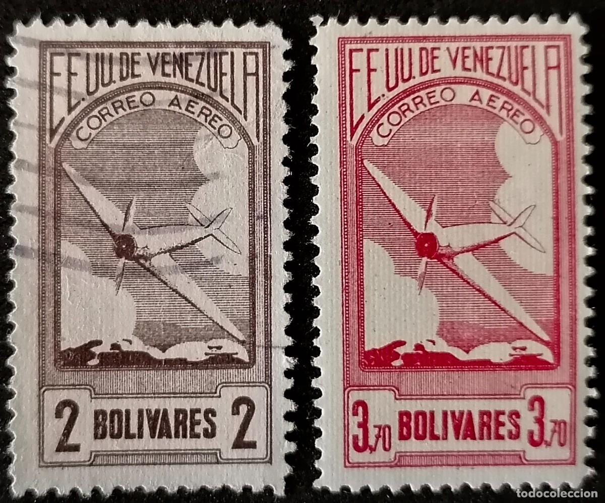 Sellos: VENEZUELA 1937 - A&Eacute;REOS . - Foto 1