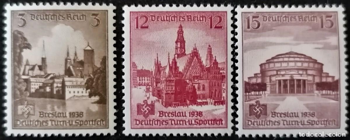 Sellos: ALEMANIA 1938 - BRESLAU - Foto 1