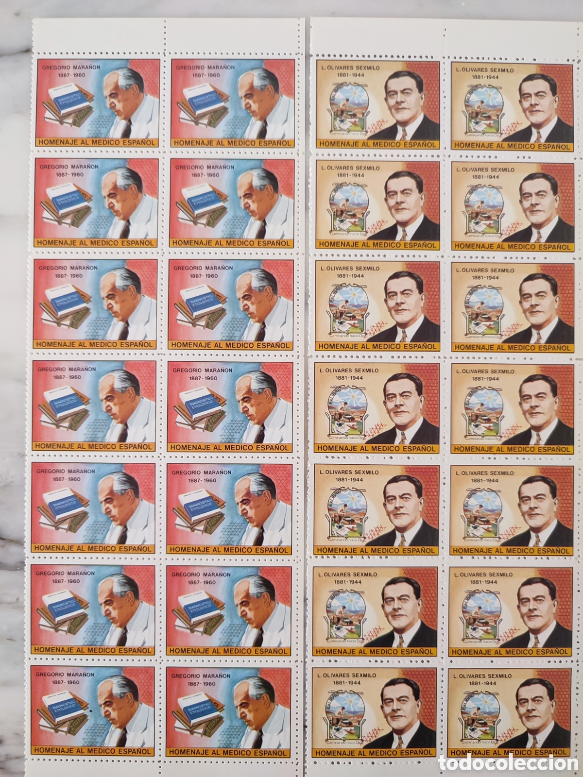 Sellos: Homenaje al m&eacute;dico espa&ntilde;ol - Foto 4