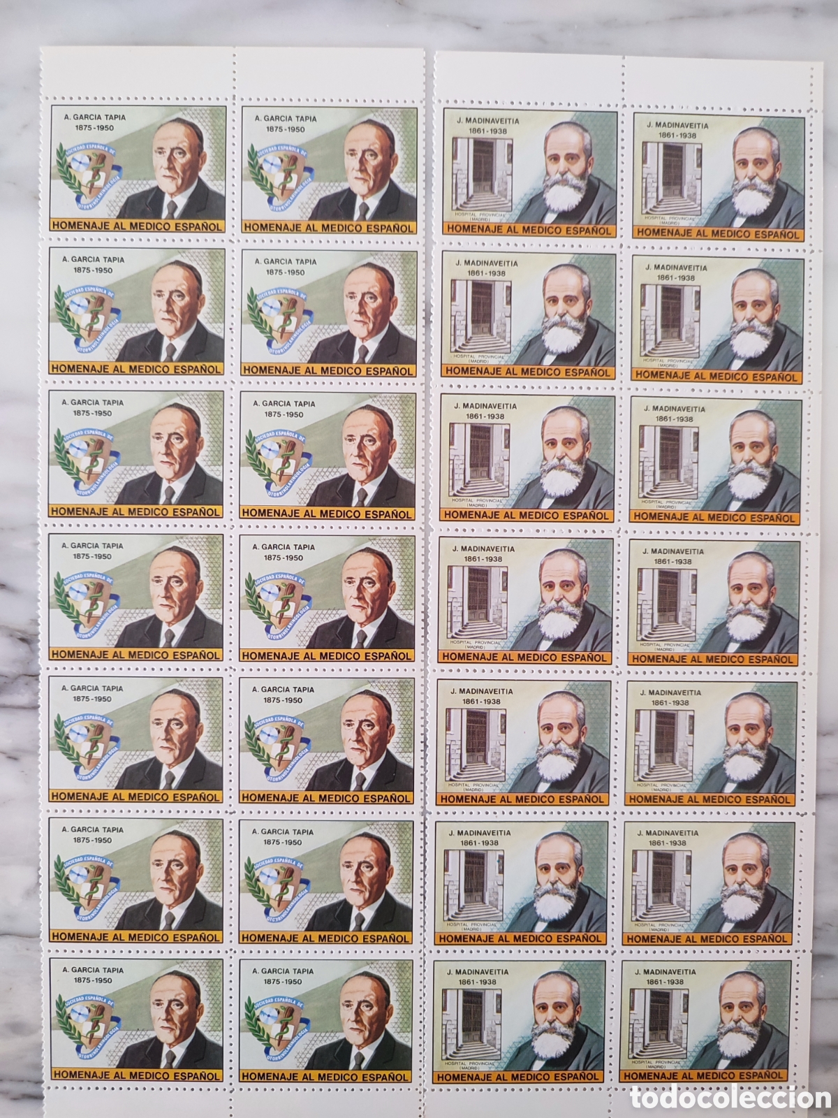 Sellos: Homenaje al m&eacute;dico espa&ntilde;ol - Foto 7
