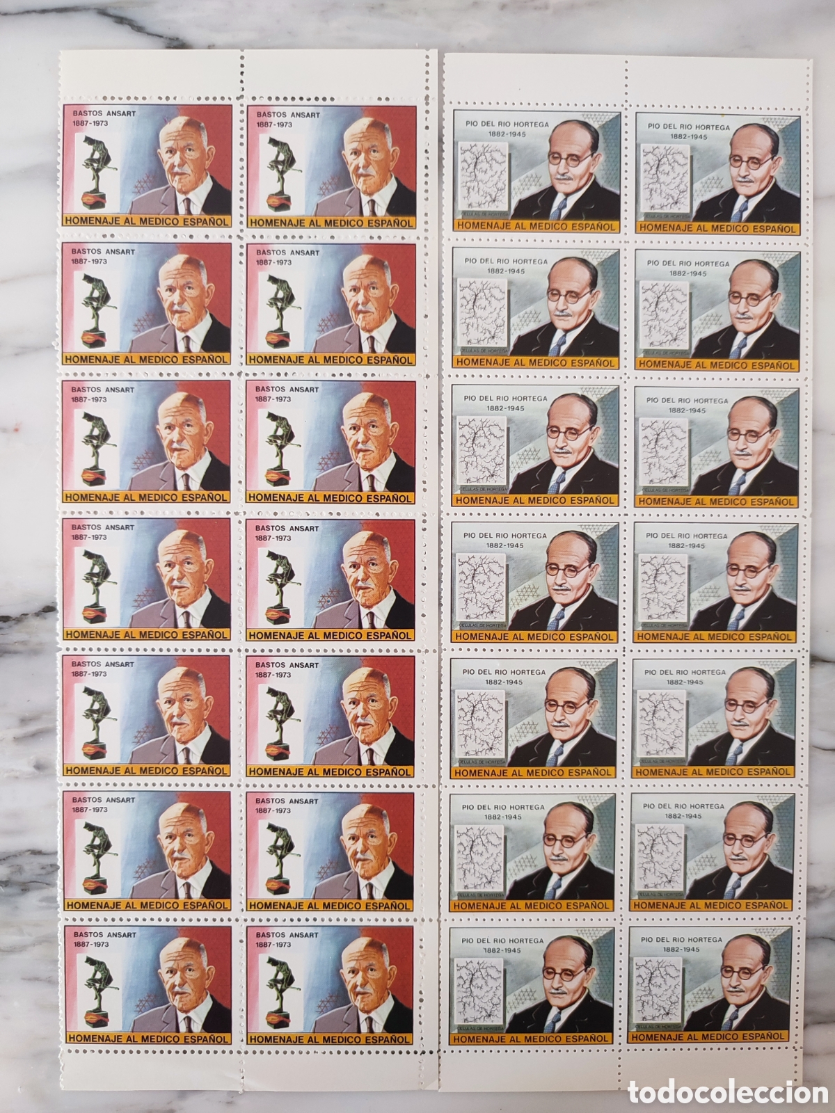 Sellos: Homenaje al m&eacute;dico espa&ntilde;ol - Foto 1