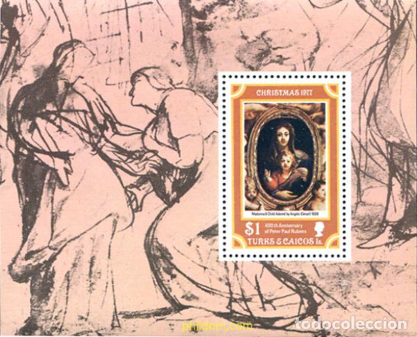 Sellos: 328227 MNH TURKS Y CAICOS 1977 NAVIDAD - Foto 1