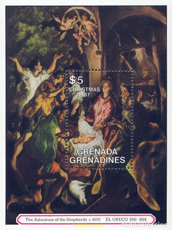 Sellos: 320103 MNH GRANADA GRANADINAS 1987 NAVIDAD - Foto 1
