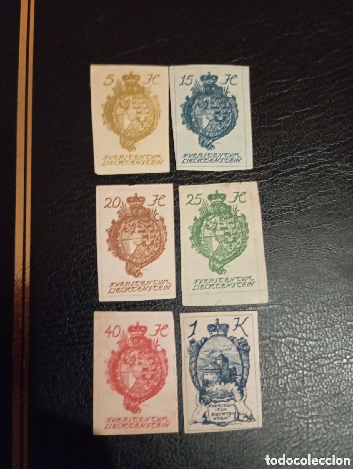 Sellos: LIECHTENSTEIN Escudos 1920 - Foto 1
