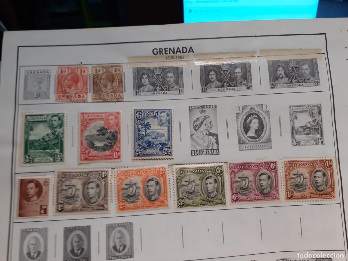 Sellos: COLECCION DE LA ISLA DE GRANADA. - Foto 2