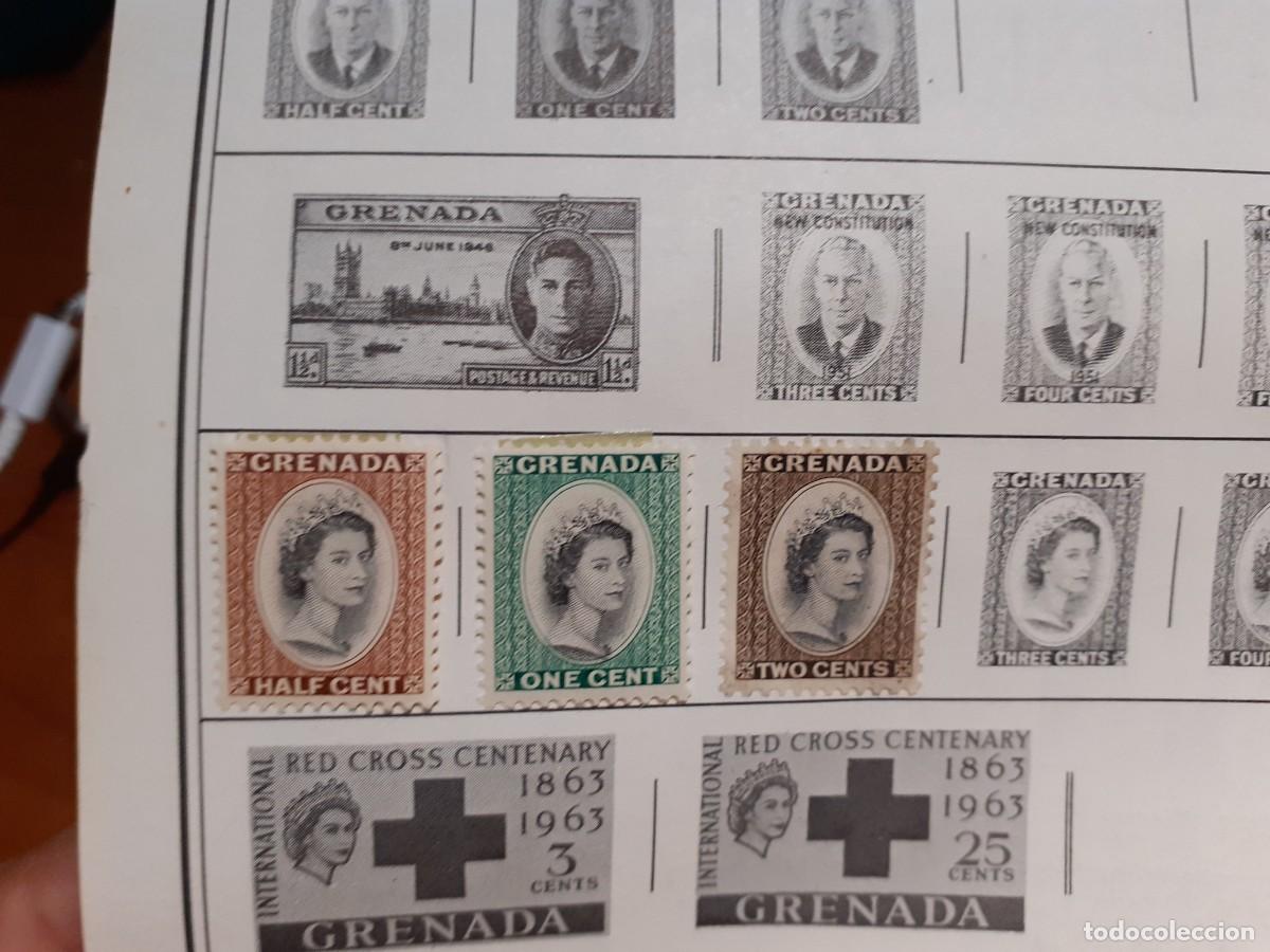 Sellos: COLECCION DE LA ISLA DE GRANADA. - Foto 4