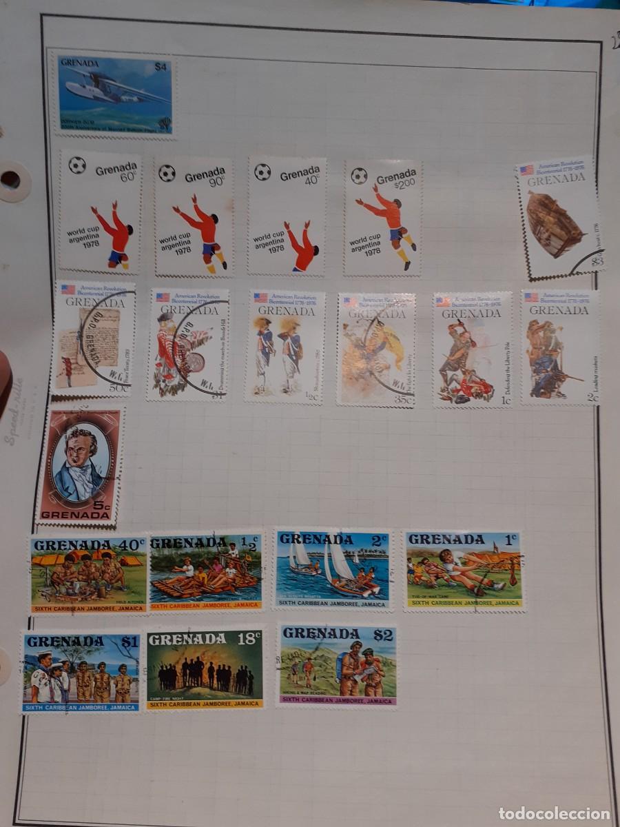 Sellos: COLECCION DE LA ISLA DE GRANADA. - Foto 6