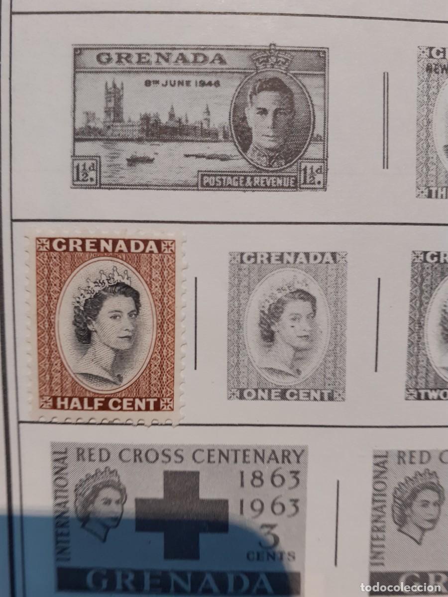 Sellos: COLECCION DE LA ISLA DE GRANADA. - Foto 8