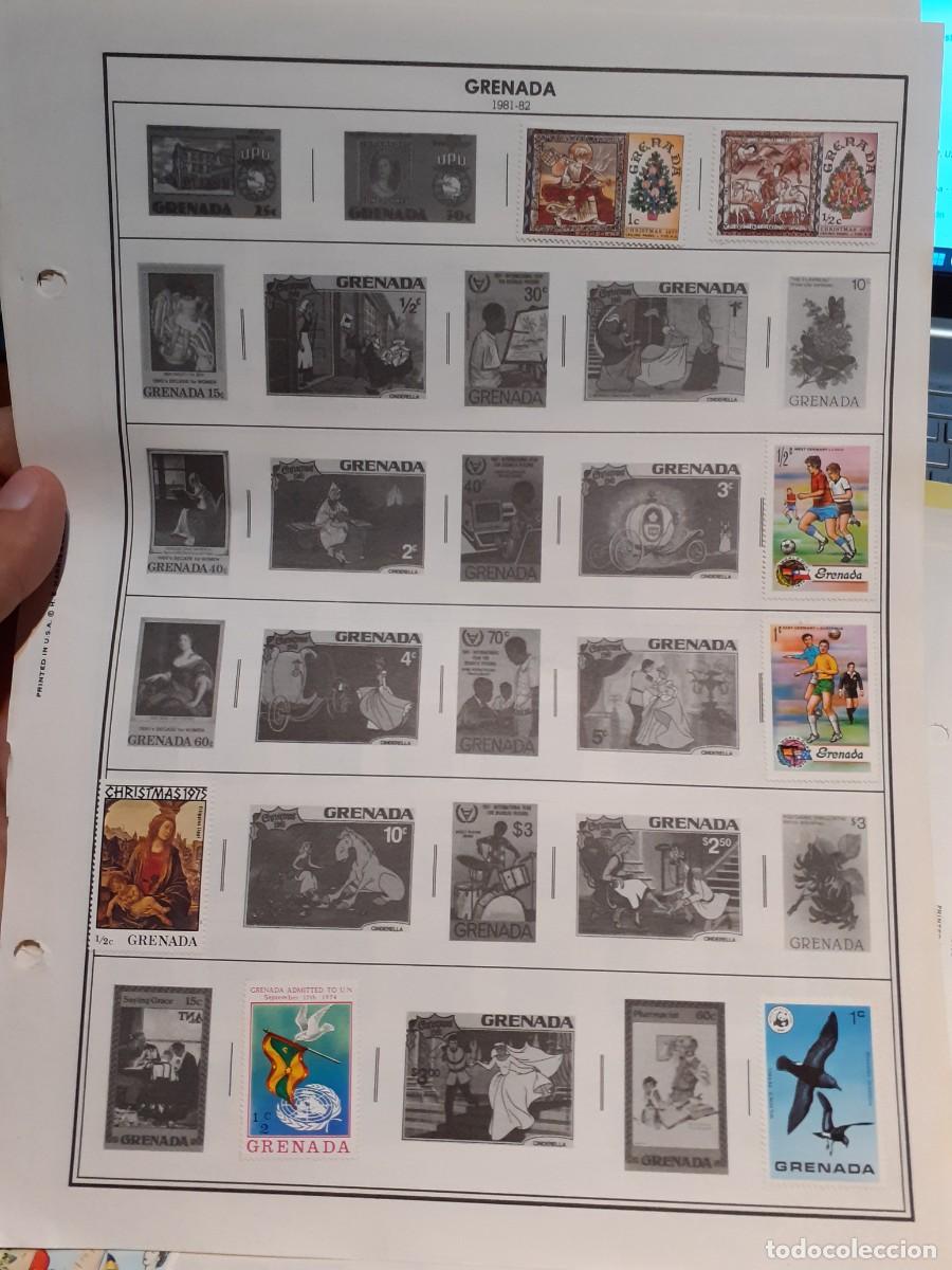 Sellos: COLECCION DE LA ISLA DE GRANADA. - Foto 25