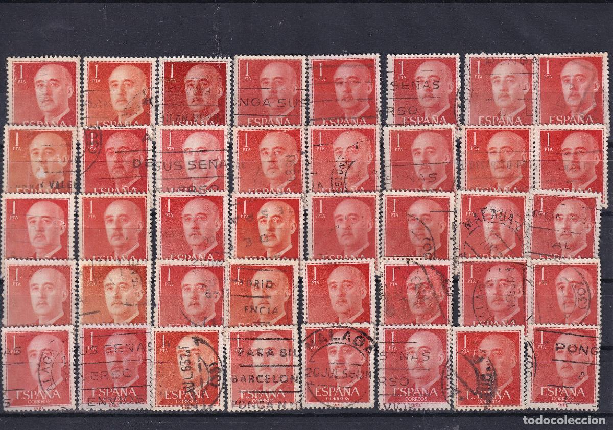 Sellos: Sellos de Espa&ntilde;a, Franco 1 Pta - Foto 1