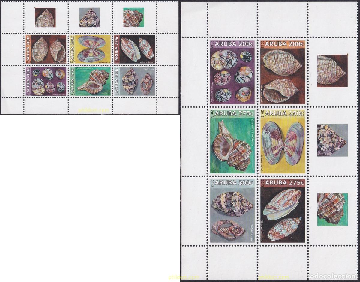 Sellos: 743232 MNH ARUBA 2013 CONCHAS - Foto 1