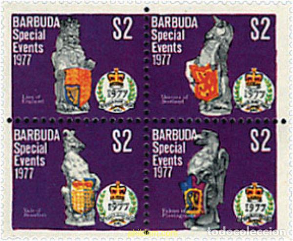 Sellos: 755029 MNH BARBUDA 1977 ANIVERSARIOS - Foto 1