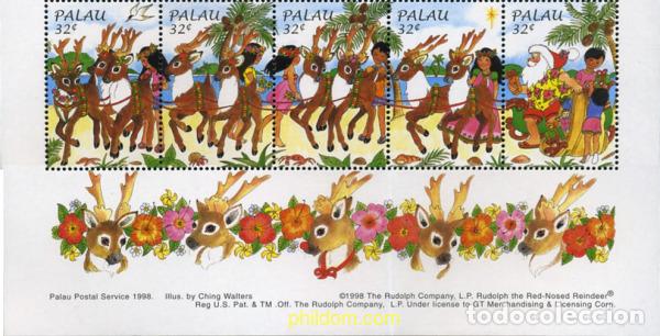 Sellos: 759908 MNH PALAU 1998 NAVIDAD - Foto 1