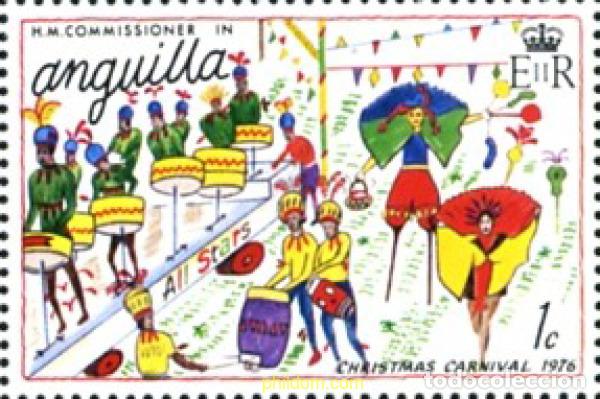 Sellos: 308973 MNH ANGUILLA 1976 NAVIDAD - Foto 1