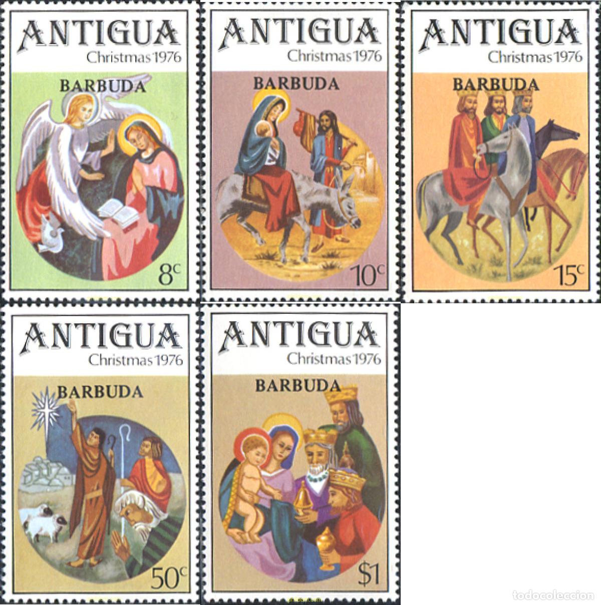 Sellos: 290322 MNH BARBUDA 1976 NAVIDAD - Foto 1