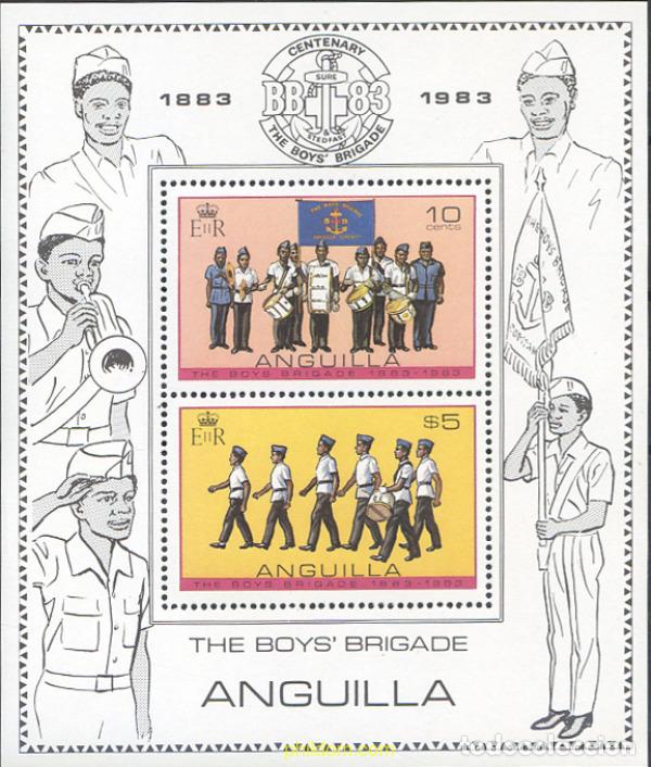Sellos: 282680 MNH ANGUILLA 1983 CENTENARIO DE BOYS BRIGADE - Foto 1