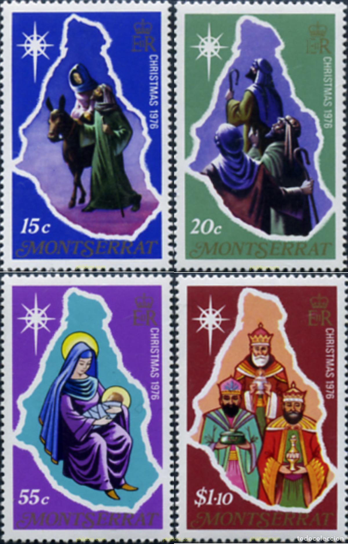 Sellos: 175583 MNH MONTSERRAT 1976 NAVIDAD - Foto 1