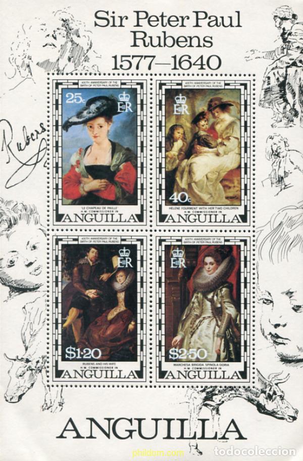 Sellos: 281846 MNH ANGUILLA 1977 RUBENS - Foto 1