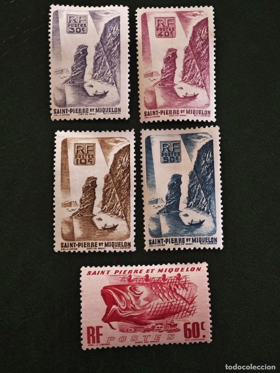 Sellos: 1947 Sant Pierre e Miquel&oacute;n - Foto 1