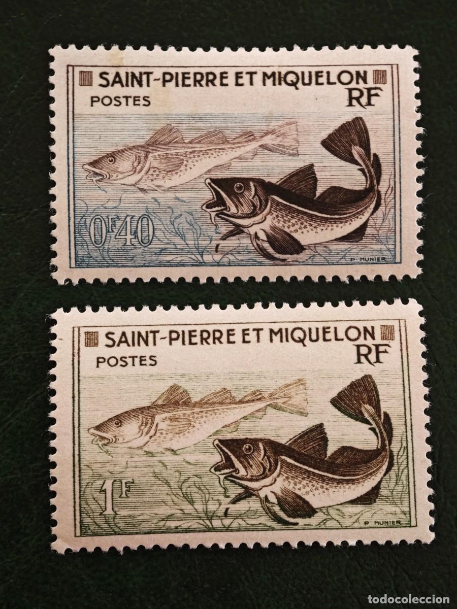 Sellos: 1957 Sant Pierre e Miquel&oacute;n - Foto 1