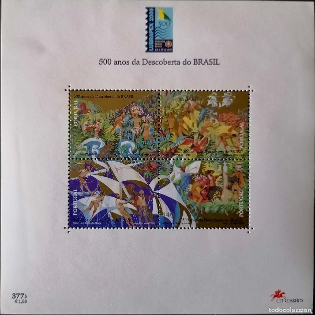 Sellos: PORTUGAL 2000 - HB ANIVERSARIOS . - Foto 1