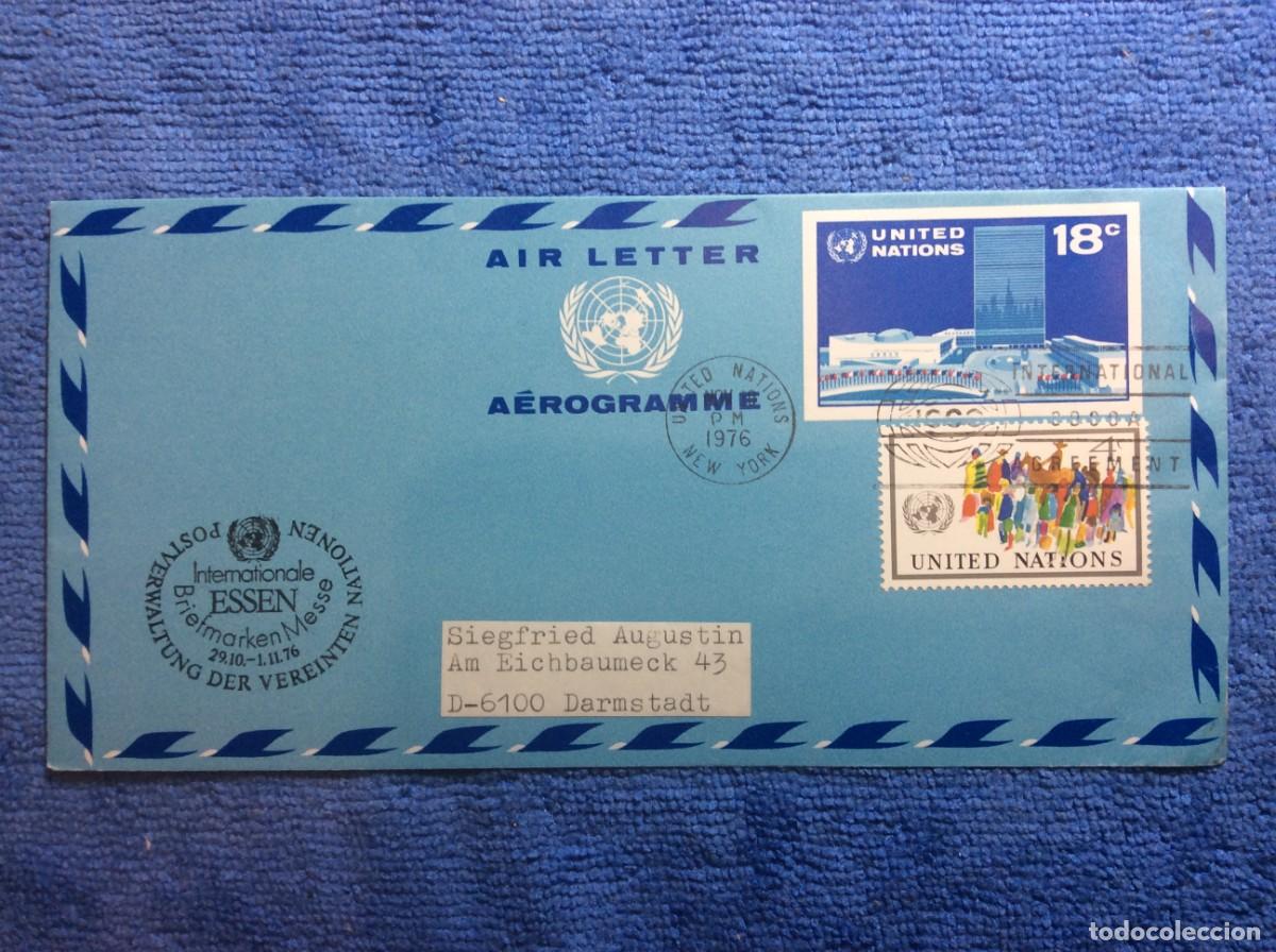 Sellos: ONU 1976 - AEROGRAMA (1AAI53) - Foto 1