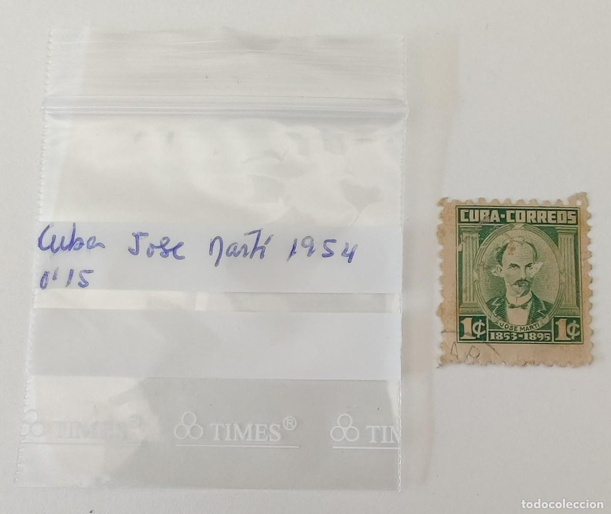 Sellos: Sello. Cuba. Jose Marti. A&ntilde;o 1954. - Foto 2