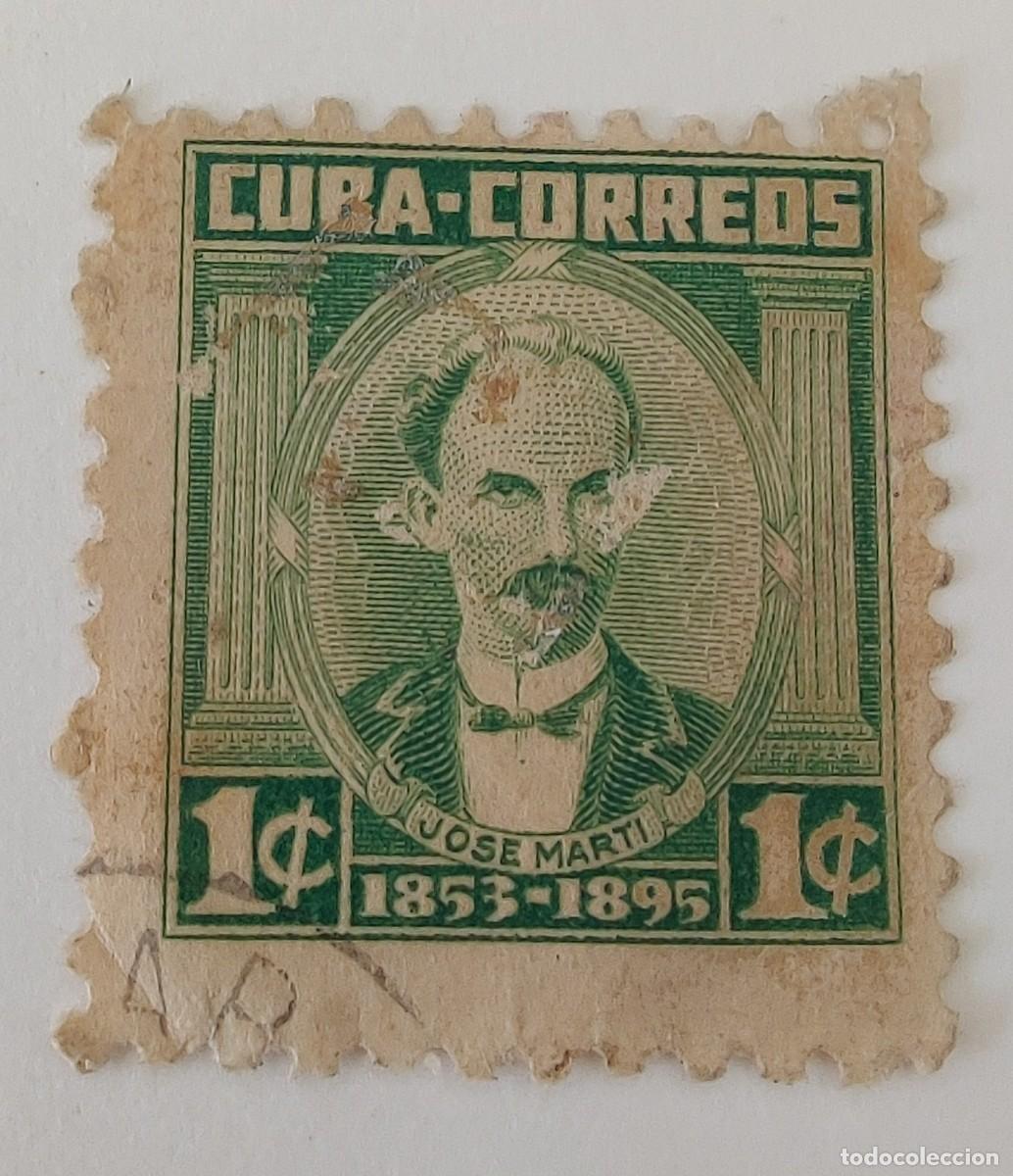 Sellos: Sello. Cuba. Jose Marti. A&ntilde;o 1954. - Foto 4
