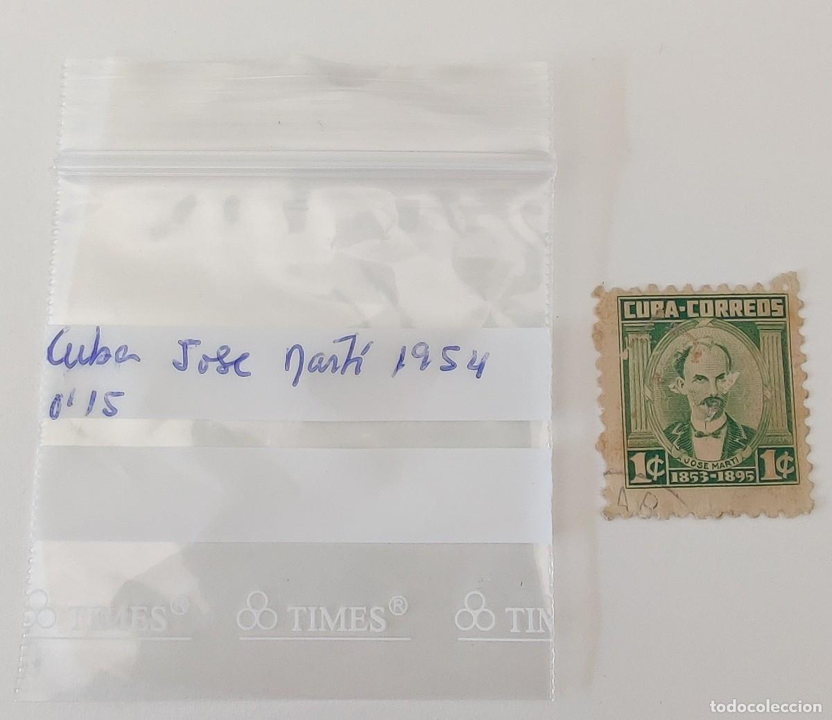 Sellos: Sello. Cuba. Jose Marti. A&ntilde;o 1954. - Foto 5