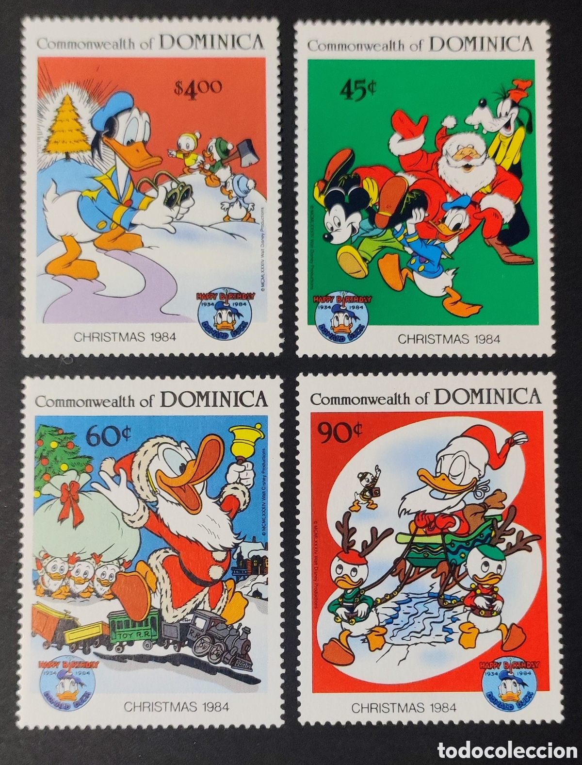 Sellos: Dominica. 1984. Pato Donald - Foto 1