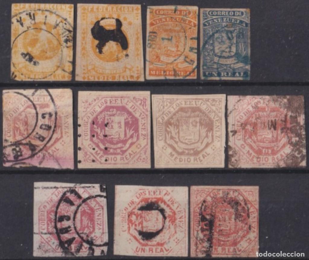 Sellos: F-EX56471 VENEZUELA CLASSIC FIRST ISSUE STAMPS LOT. - Foto 1