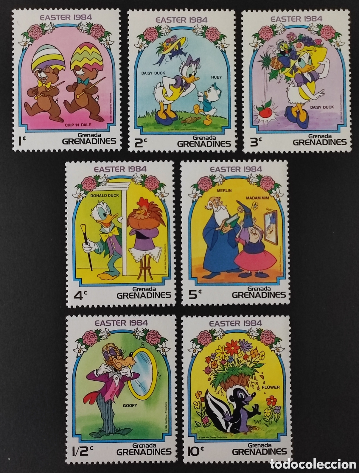 Sellos: Granadinas. 1984. Disney - Foto 1