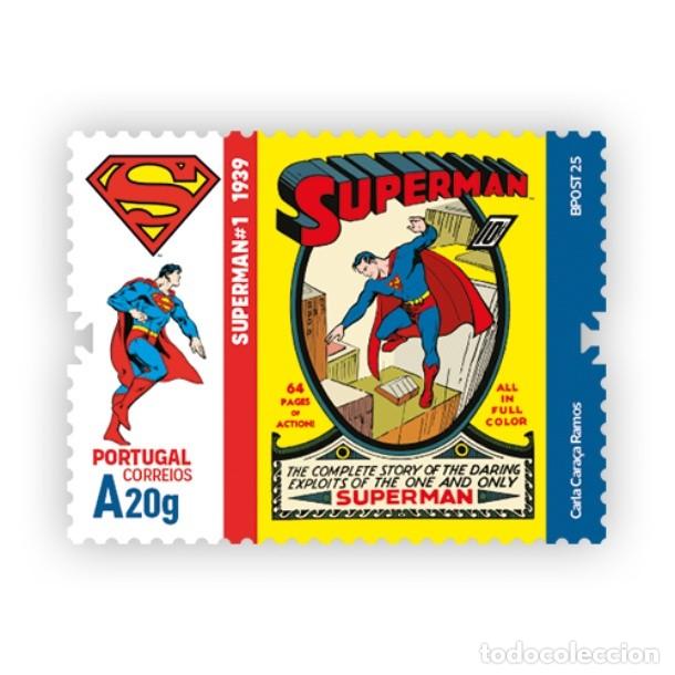 Sellos: Portugal ++ & BD Comics, Superman 2025 (1273) - Foto 1